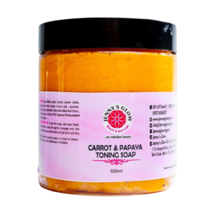 JennysGlow - Carrot and Papaya Toning Soap (500ml)