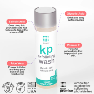 Touch - KP Exfoliating Glycolic Acid & Salicylic Acid Body Wash (4oz) - Image 2