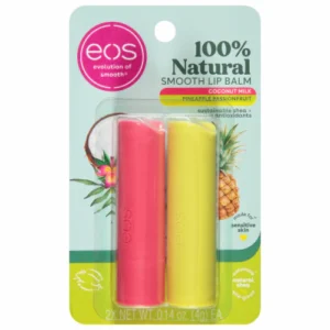 Eos - Duo Pineapple Passionfruit & Coconut Milk Lip Balm ( sphere+Stcik)