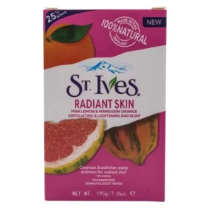 St. Ives - Radiant Skin Pink Lemon & Mandarin Exfoliating Bar Soap