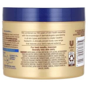Vaseline - Radiant X, Deep Nourishment Body Cream, 10 oz (283 g) - Image 2
