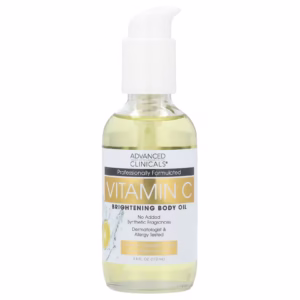 Advanced Clinicals - Vitamin C, Brightening Body Oil, 3.8 fl oz (112 ml)