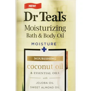 Dr Teal's - Moisturizing Bath & Body Oil, Coconut Oil, 8.8 fl oz (260 ml) - Image 3