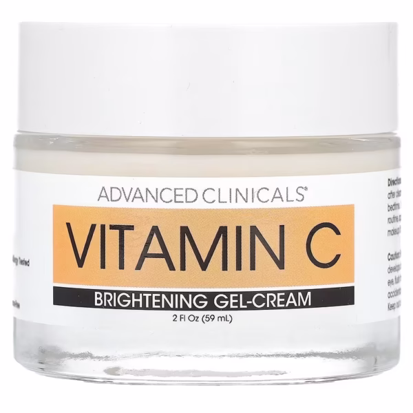 Advanced Clinicals - Vitamin C, Brightening Gel-Cream, 2 fl oz (59 ml)