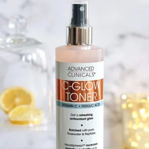 Advanced Clinicals - C-Glow Toner, Vitamin C + Ferulic Acid, 8 fl oz (237 ml) - Image 3