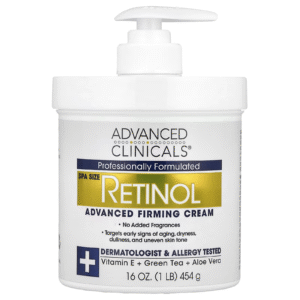 Advanced Clinicals - Retinol, Advanced Firming Cream, Fragrance Free, 16 oz (454 g)