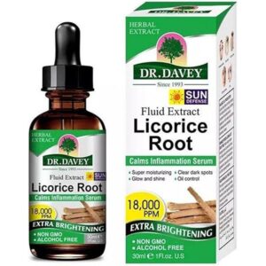 DR. Davey Licorice Root Extra Brightening Glow Body oil.