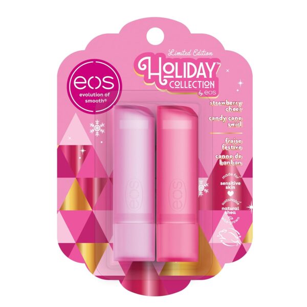 eos - Strawberry Cheer & Candy Cane Lip Balm