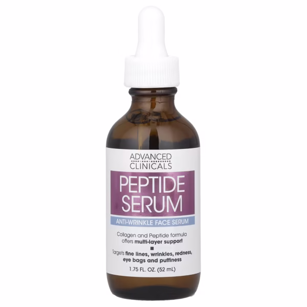 Advanced Clinicals - Peptide Serum, Anti-Wrinkle Face Serum, 1.75 fl oz (52 ml)