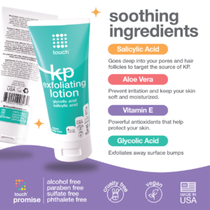 Touch - KP Exfoliating Glycolic Acid & Salicylic Acid Body Wash (4oz) - Image 3