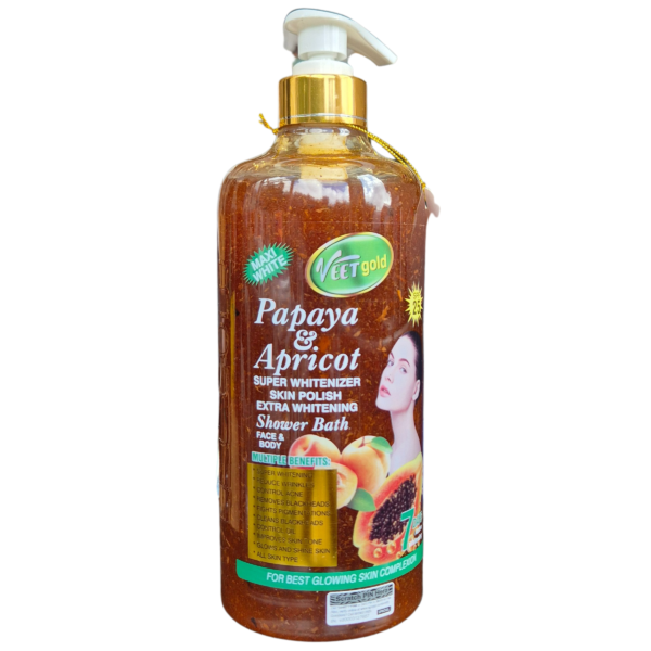 Veetgold - Papaya & Apricot Body Wash (1000ml / 35.19 fl oz)
