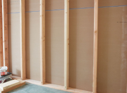 Dry Wall on Wood