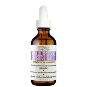Advanced Clinicals - Hyaluronic Serum, Instant Skin Hydrator, 1.75 fl oz (52 ml)