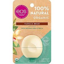 Eos - Organic Vanilla Bean Lip Balm ( 0.25 oz/ 7g)