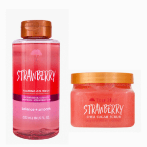 Tree Hut - Strawberry Shea Sugar  Scrub & Strawberry Gel Wash
