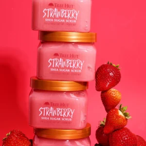 Tree Hut - Strawberry Shea Sugar  Scrub & Strawberry Gel Wash - Image 2